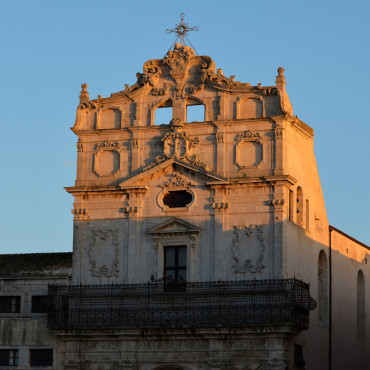 Particolare della Facciata - Chiesa Santa Lucia alla Badia