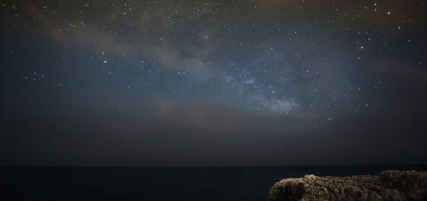 La via lattea vista dal Plemmirio