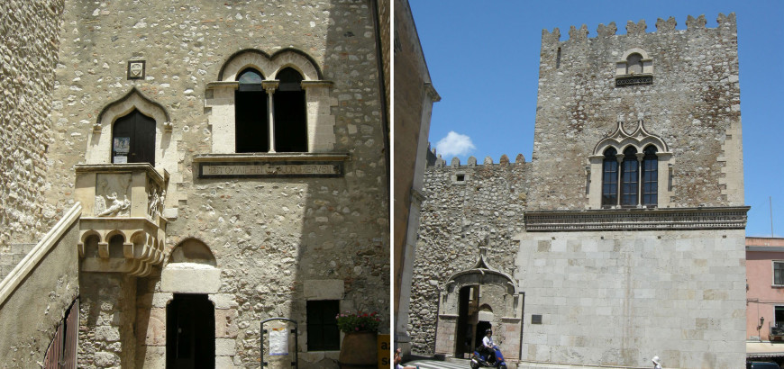 Prospetto del Palazzo Corvaja