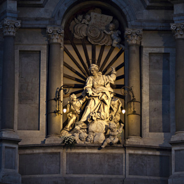 Particolare della facciata della cattedrale