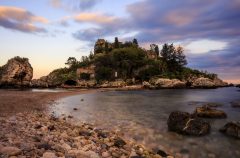 Isola Bella al tramonto