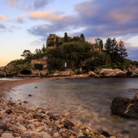 Isola Bella al tramonto