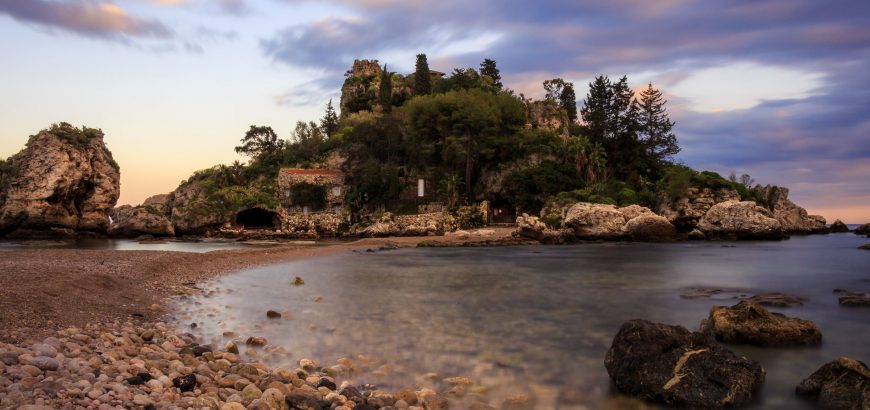 Isola Bella al tramonto
