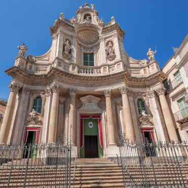 Facade of Collegiata church
