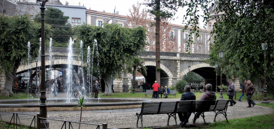 Gli "archi della Marina" alla villa Pacini