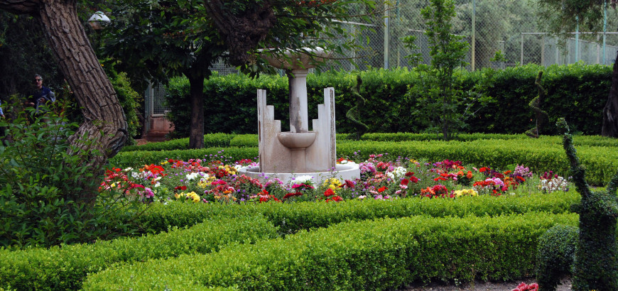 Le aiuole della villa