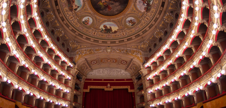 Interno del Teatro Massimo Bellini
