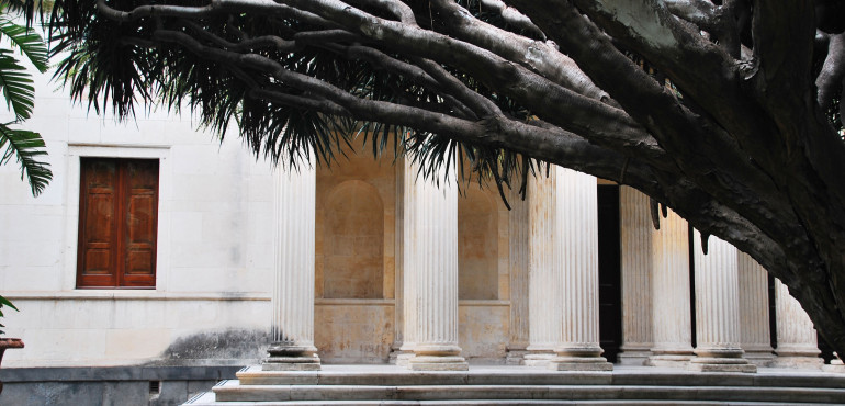 Ingresso dell'orto Botanico
