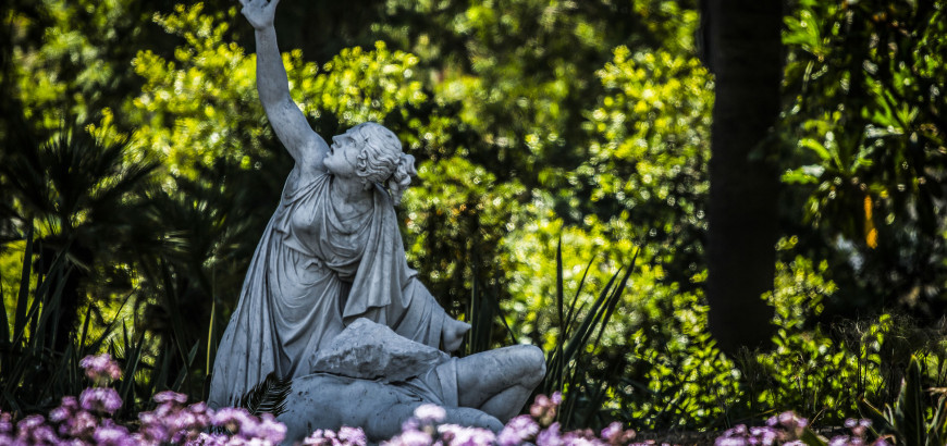 La statua Aci e Galatea