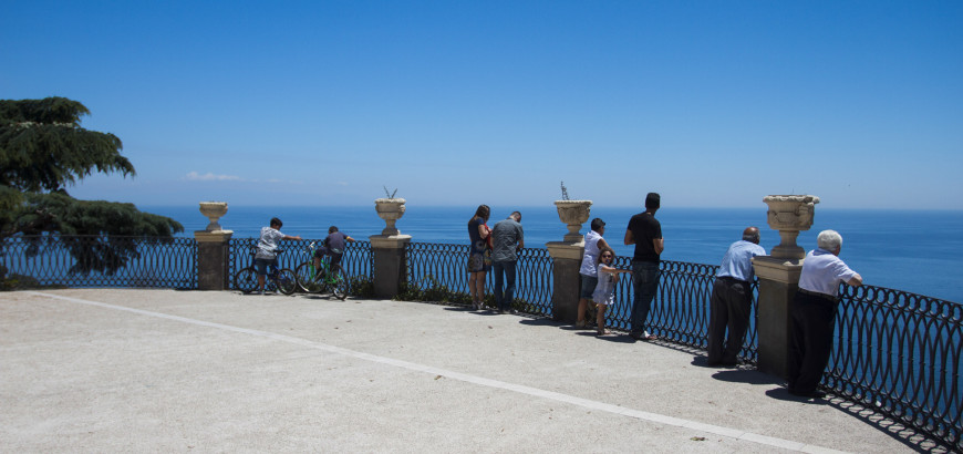 Balcone della villa Belvedere