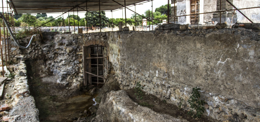 Interno delle terme di Santa Venera al pozzo