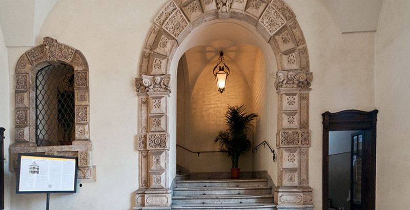 Inner view of Palazzo dell