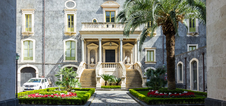 The courtyard