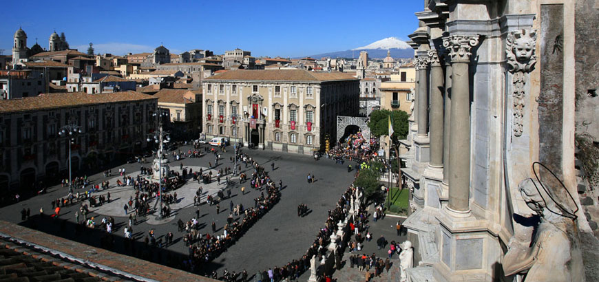 Piazza Duomo vista dall