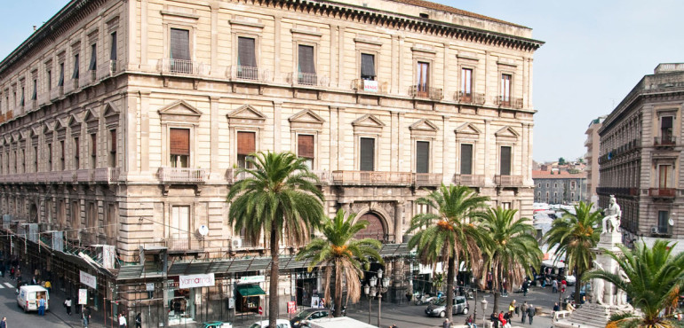 Veduta dall'alto di Piazza Stesicoro