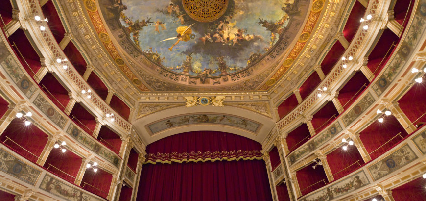 Interno del teatro Comunale