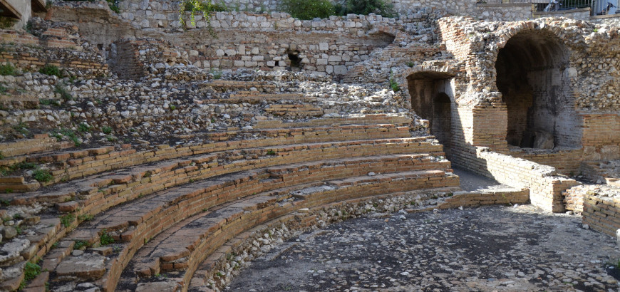 Particolare della cavea