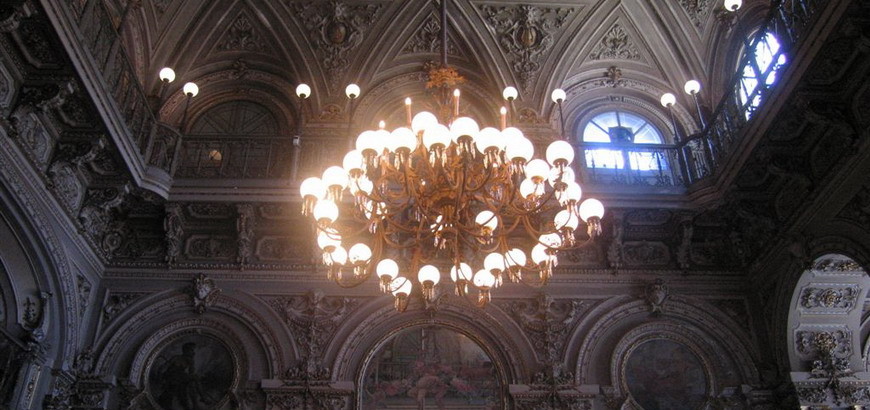 Interno del teatro Sangiorgi