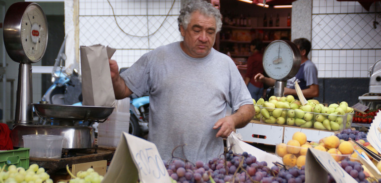 Il mercato di piazza Carlo Alberto