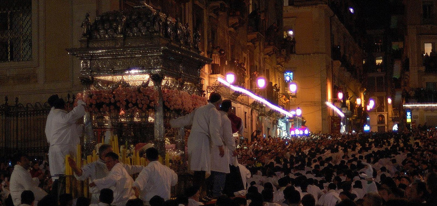 Slope of via Cappuccini