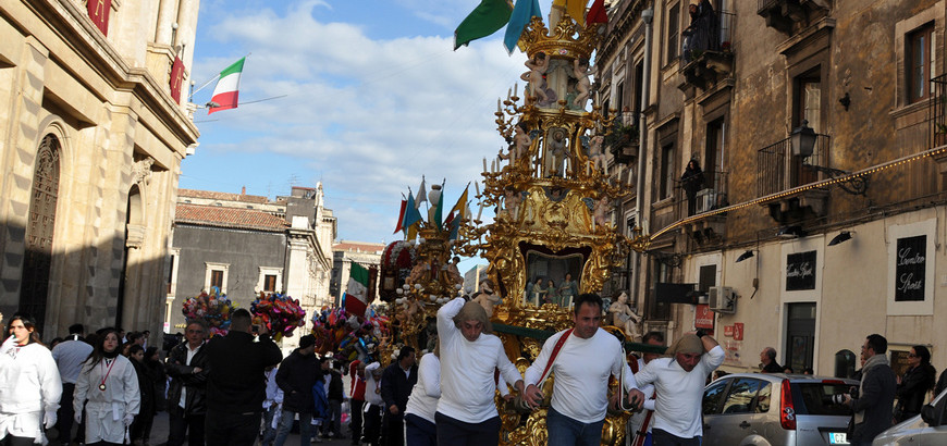 Devotees during the celebration