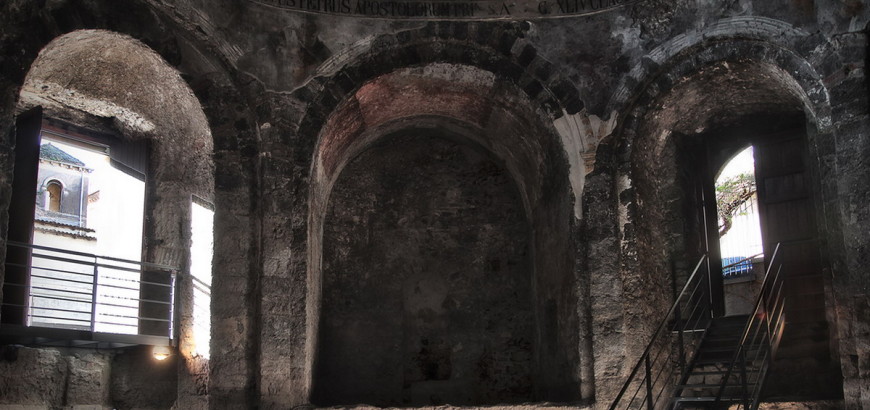 Interno delle terme della Rotonda