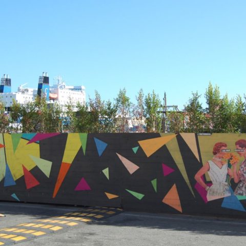 Il muro della Dogana di Catania