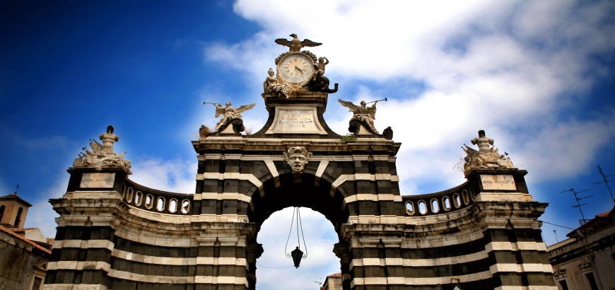 Veduta di porta Garibaldi
