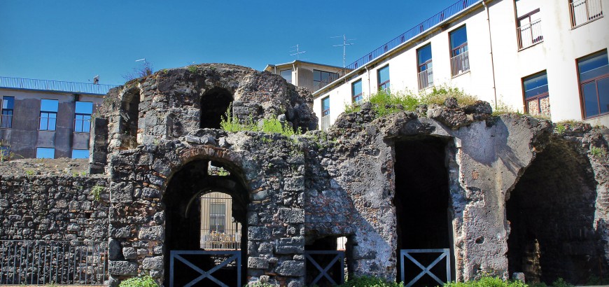 Vista delle terme