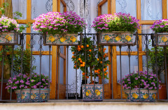 Balcony on the street