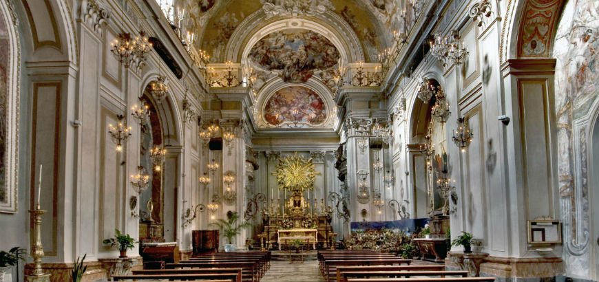 Inside of the Monastery