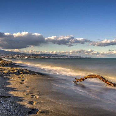 La playa in inverno