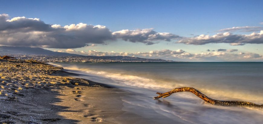 La playa in inverno