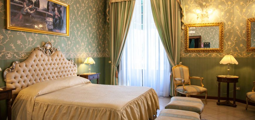 Camere eleganti e curate in ogni dettaglio