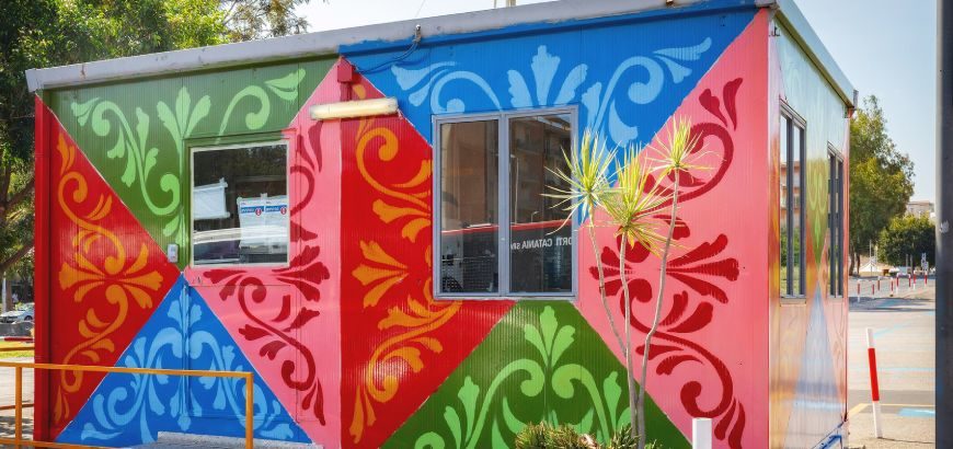 Ticket offices "transformed" by Alice Valenti