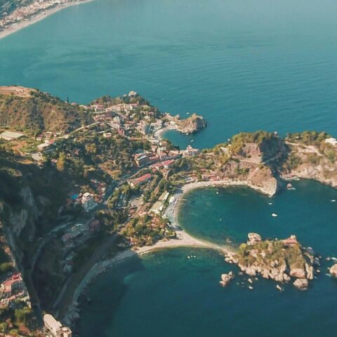 Isola Bella vista aerea per la guida di CityMap