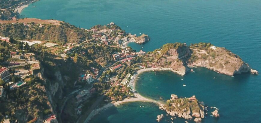 Isola Bella vista aerea per la guida di CityMap