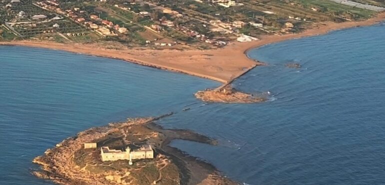 L'Isola delle Correnti visto dall'alto