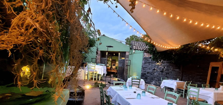 Cortile interno Osteria Paolino