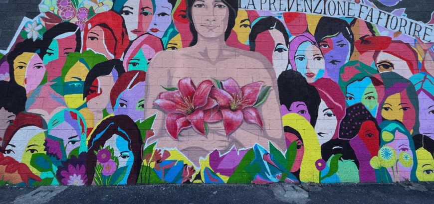 Donne e fiori: la prevenzione fa fiorire la vita, Lungomare di Catania