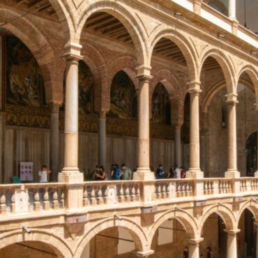 Inner court of the building