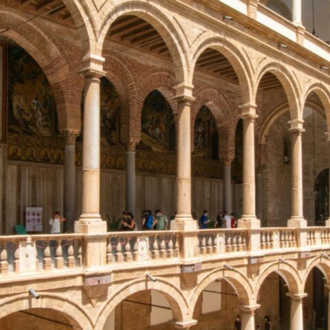 Inner court of the building
