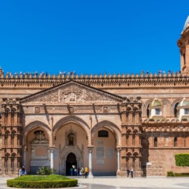 View of the entrance of the Cathedral